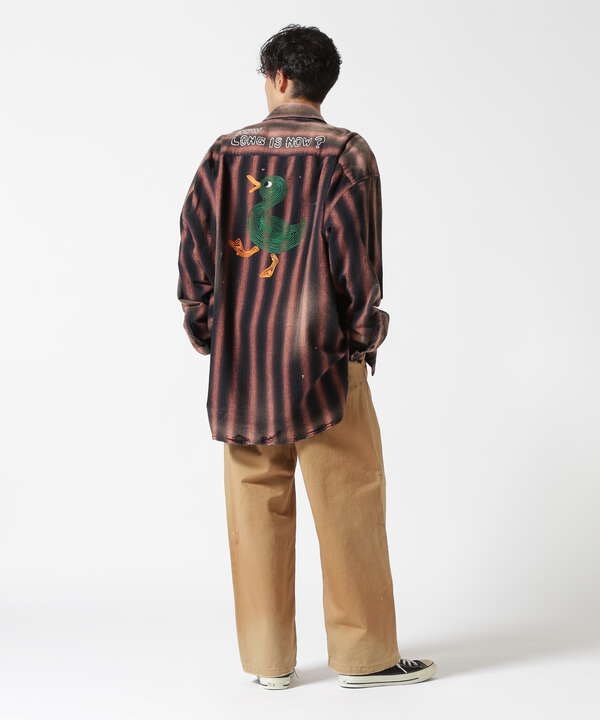 Maison MIHARAYASUHIRO/Vintage Like Stripe Shirt