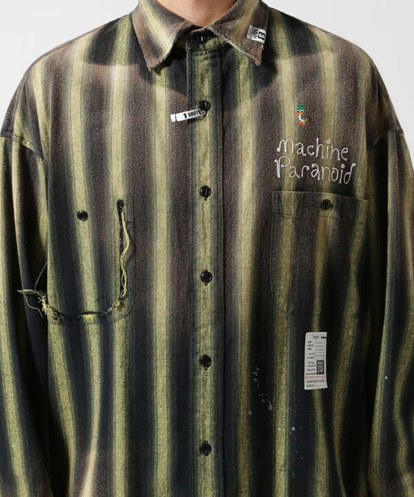 Maison MIHARAYASUHIRO/Vintage Like Stripe Shirt