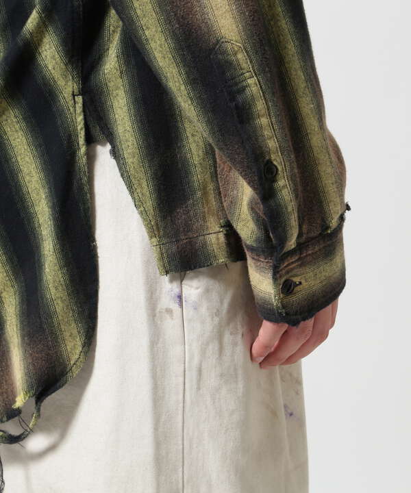 Maison MIHARAYASUHIRO/Vintage Like Stripe Shirt