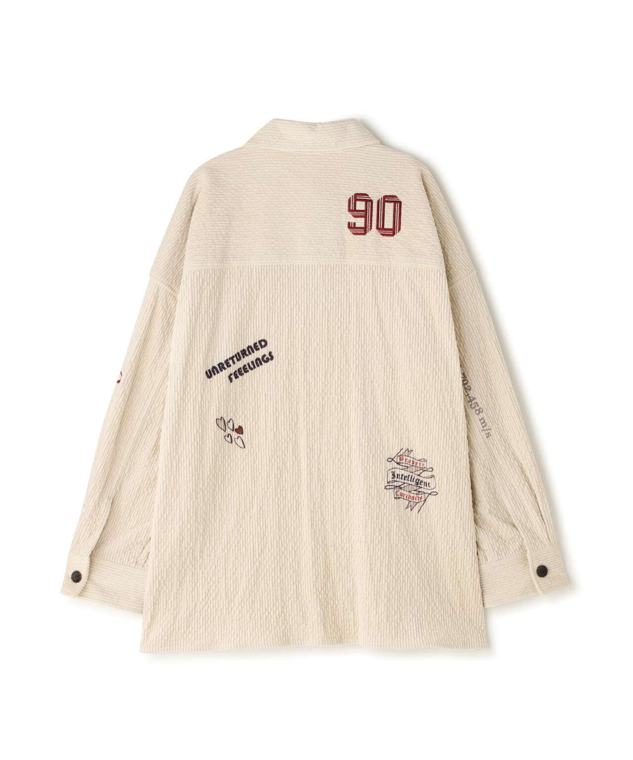 MAISON SPECIAL/Corduroy Early Romance GraphicShirt