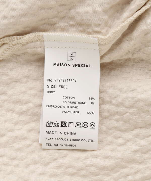 MAISON SPECIAL/Corduroy Early Romance GraphicShirt