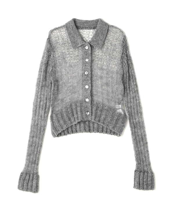 MAISON SPECIAL/メゾンスペシャル/Sheer Knit Shirt