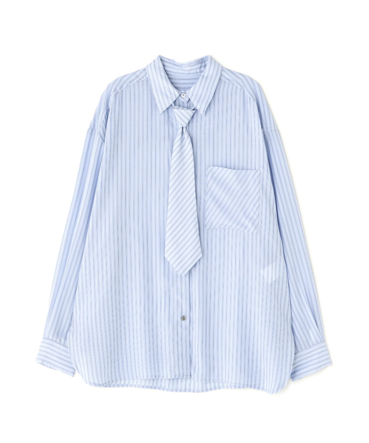 MAISON SPECIAL/メゾンスペシャル/Stripe Tie Shirt