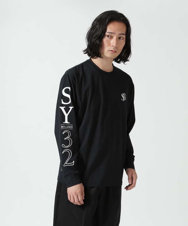 SY32 by SWEET YEARS /エスワイサーティトゥ バイ スィートイヤーズ/MINIYBOLIC MARK LS TEE