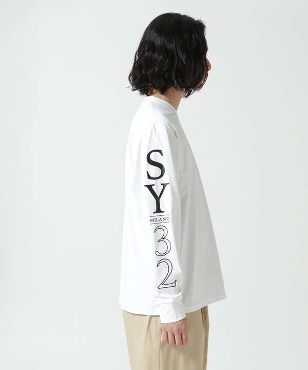 SY32 by SWEET YEARS /エスワイサーティトゥ バイ スィートイヤーズ/MINIYBOLIC MARK LS TEE