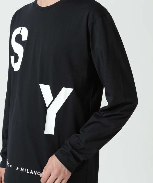 SY32 by SWEET YEARS /エスワイサーティトゥ バイ スィートイヤーズ/STENCIL LOGO LS TEE