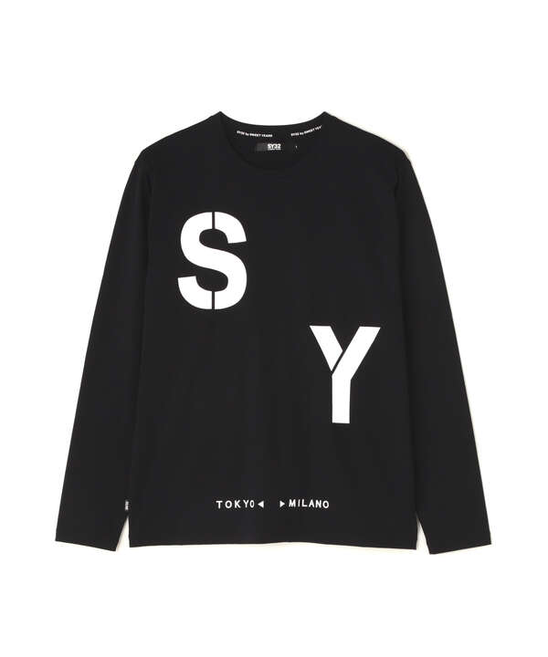 SY32 by SWEET YEARS /エスワイサーティトゥ バイ スィートイヤーズ/STENCIL LOGO LS TEE