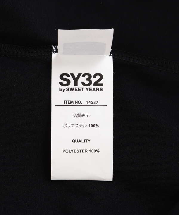 SY32 by SWEET YEARS /エスワイサーティトゥ バイ スィートイヤーズ/STENCIL LOGO LS TEE