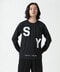 SY32 by SWEET YEARS /エスワイサーティトゥ バイ スィートイヤーズ/STENCIL LOGO LS TEE