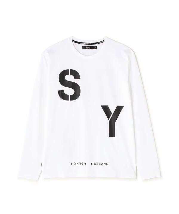 SY32 by SWEET YEARS /エスワイサーティトゥ バイ スィートイヤーズ/STENCIL LOGO LS TEE