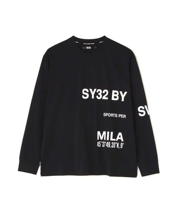 SY32 by SWEET YEARS/SEPARATE GRAPHIC LS TEE