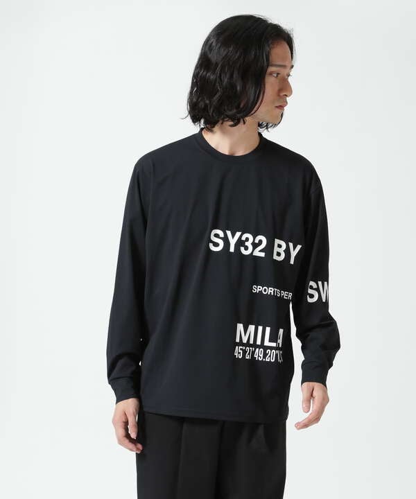 SY32 by SWEET YEARS/SEPARATE GRAPHIC LS TEE