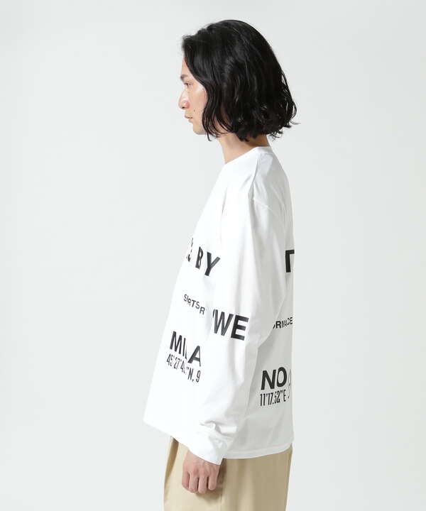 SY32 by SWEET YEARS/SEPARATE GRAPHIC LS TEE