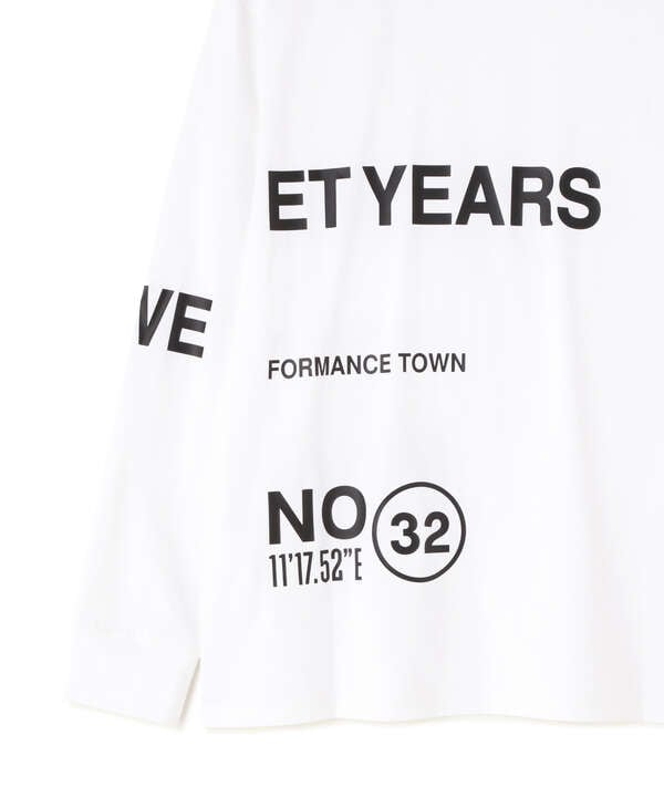 SY32 by SWEET YEARS/SEPARATE GRAPHIC LS TEE