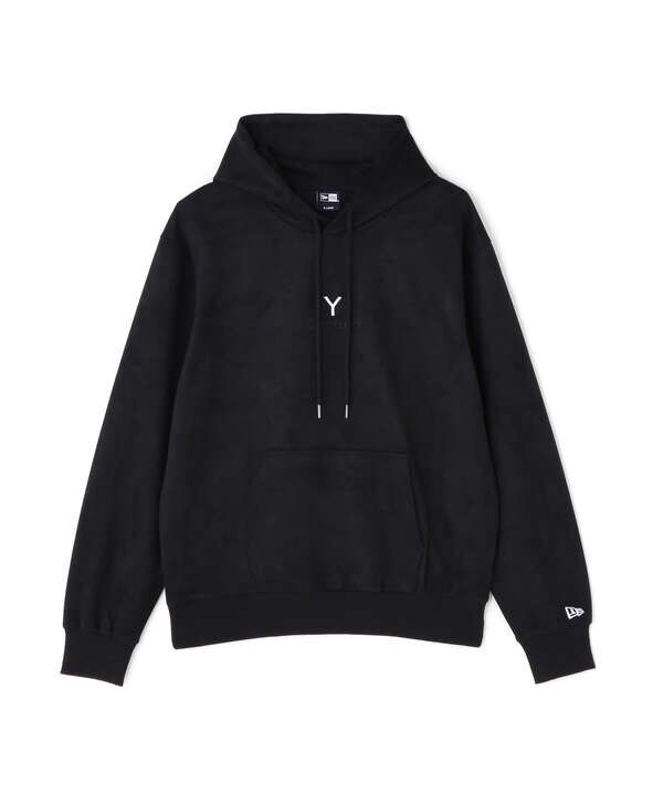 Ground Y×NEWERA/グラウンド ワイ/SUEDE HOODIE GY LOGO