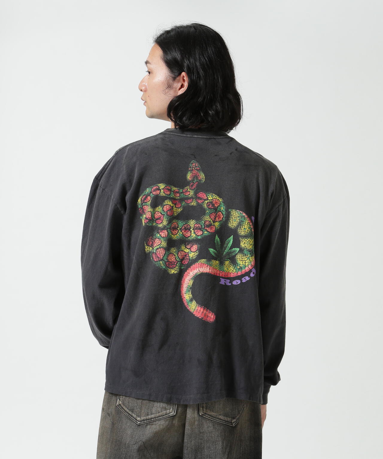 READYMADE/レディーメイド/LS T-SHIRT SNAKE/BLK | ROYAL FLASH ( ロイヤルフラッシュ ) | US  ONLINE STORE（US オンラインストア）