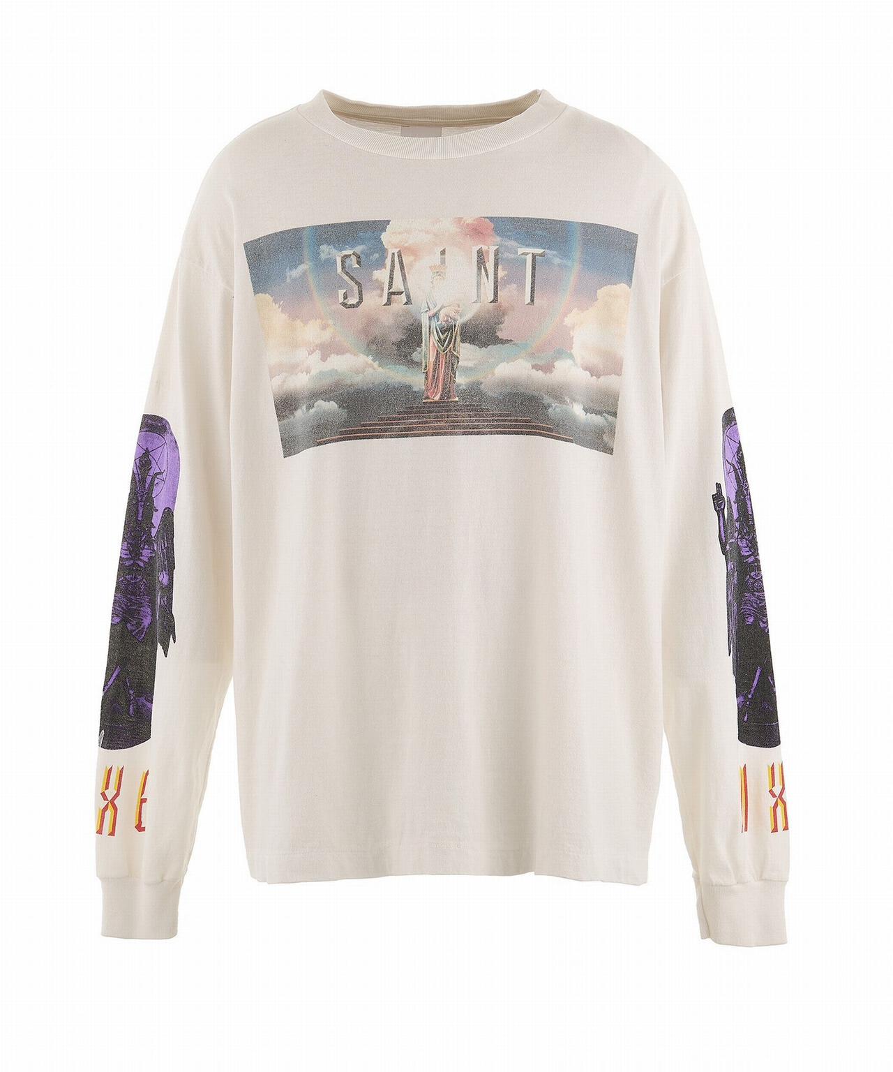 SAINT MICHAEL/セントマイケル/LS TEE/SAINT PICTURES/WHITE