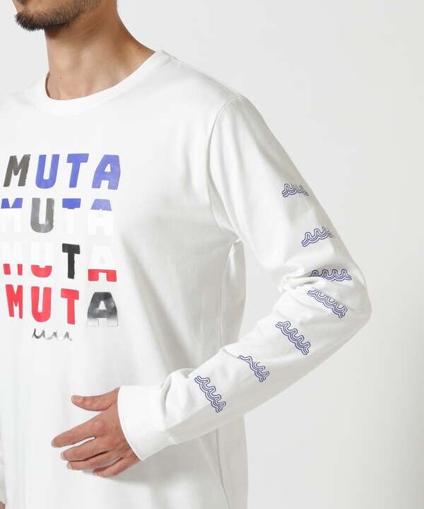 muta MARINE/ムータ マリン/別注Metal mutaプリント LS Tシャツ