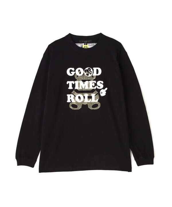 STUD MUFFIN/スタッドマフィン/GOODTIMESROLL グリッターベア LS Tシャツ