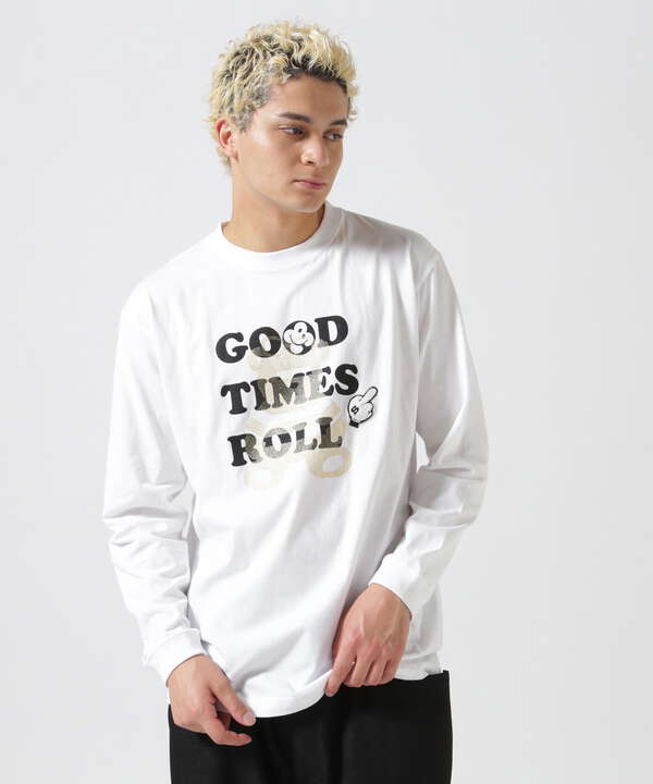 STUD MUFFIN/スタッドマフィン/GOODTIMESROLL グリッターベア LS Tシャツ