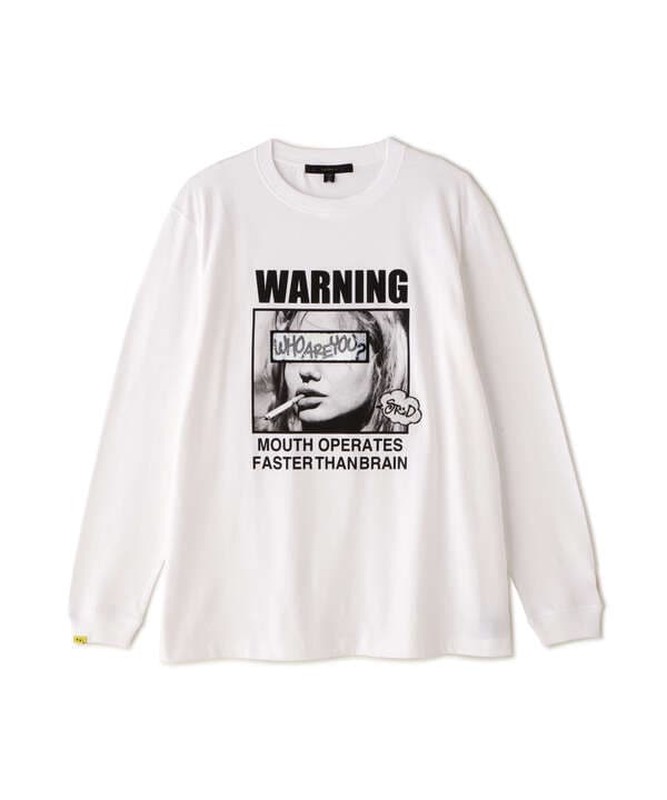 STUD MUFFIN/スタッドマフィン/Warninng シークイン L/S Tee