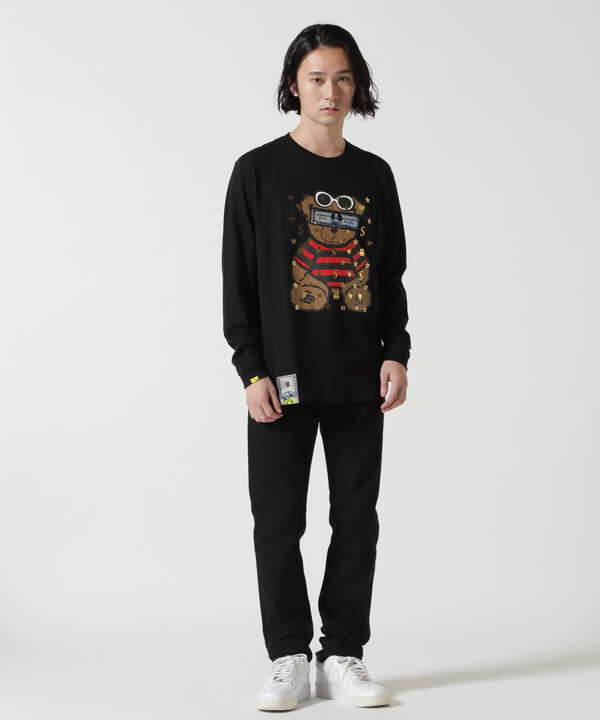 STUD MUFFIN/スタッドマフィン/Bear シークイン L/S Tee