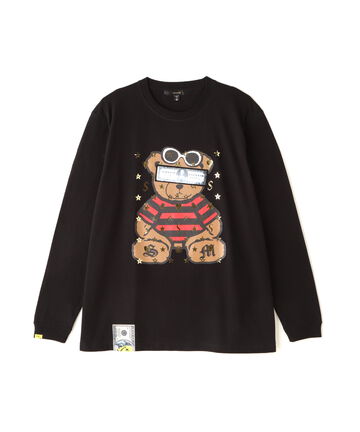 STUD MUFFIN/スタッドマフィン/Bear シークイン L/S Tee