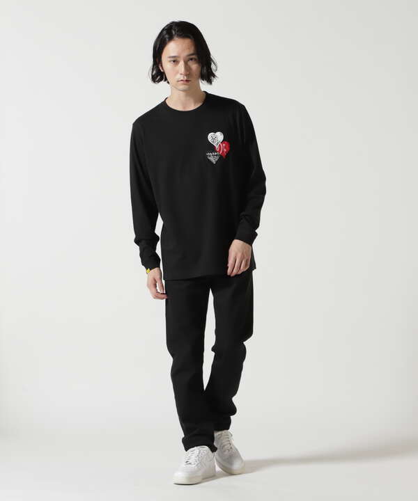 STUD MUFFIN/スタッドマフィン/Heart Bandana L/S Tee