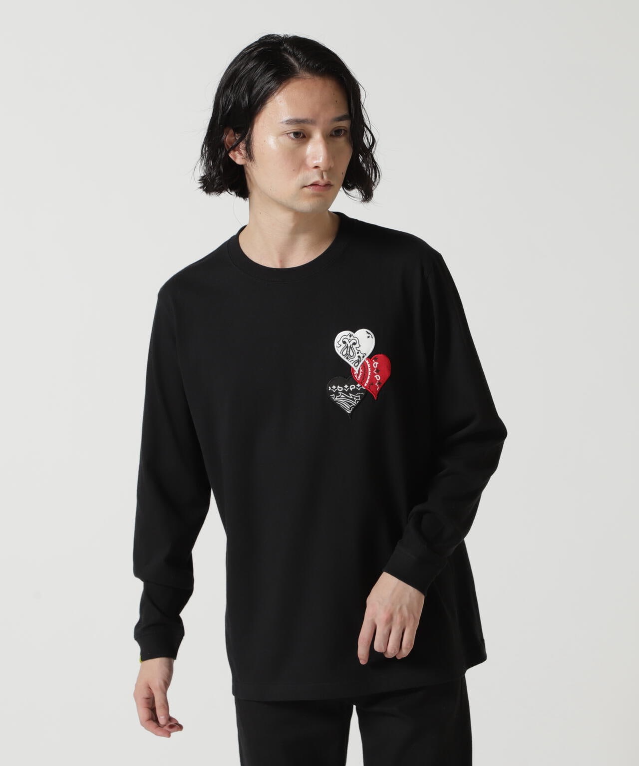 STUD MUFFIN/スタッドマフィン/Heart Bandana L/S Tee | ROYAL FLASH ( ロイヤルフラッシュ ) | US  ONLINE STORE（US オンラインストア）