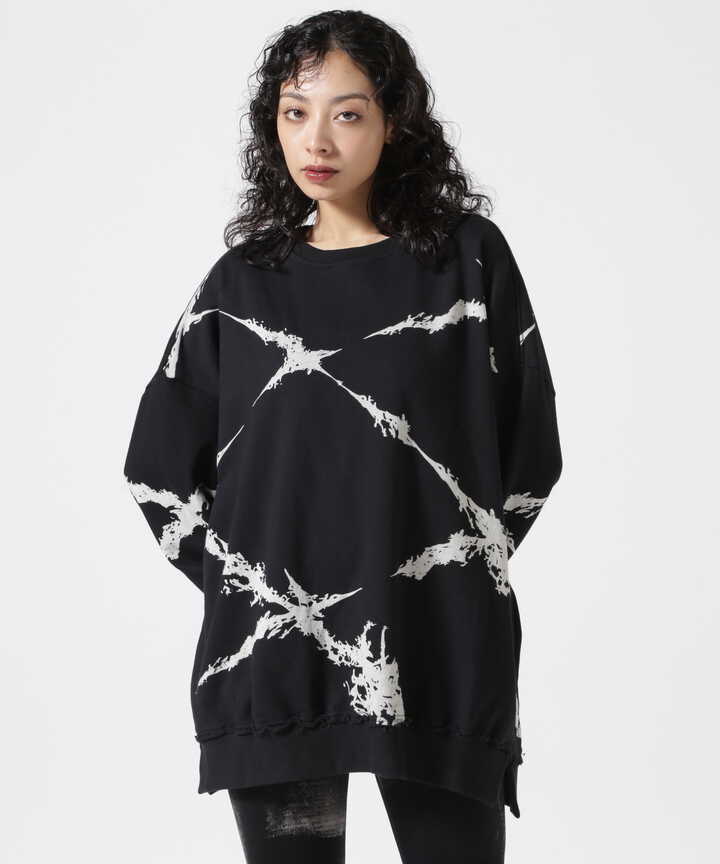 KMRii/ケムリ/Cross Pullover