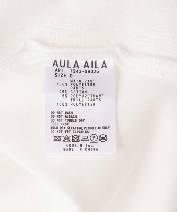 AULA AILA/アウラアイラ/WAU POINT KNIT COMBINATION TOPS