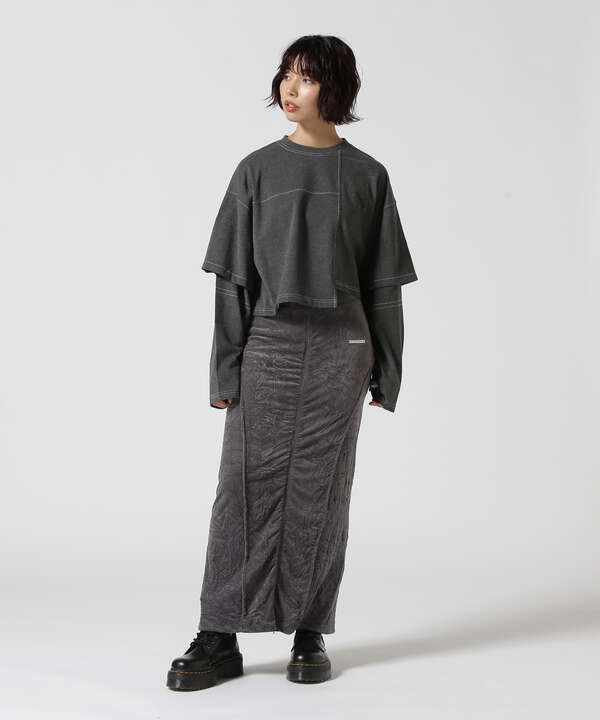 MAISON SPECIAL/メゾンスペシャル/Block Stitch Tops