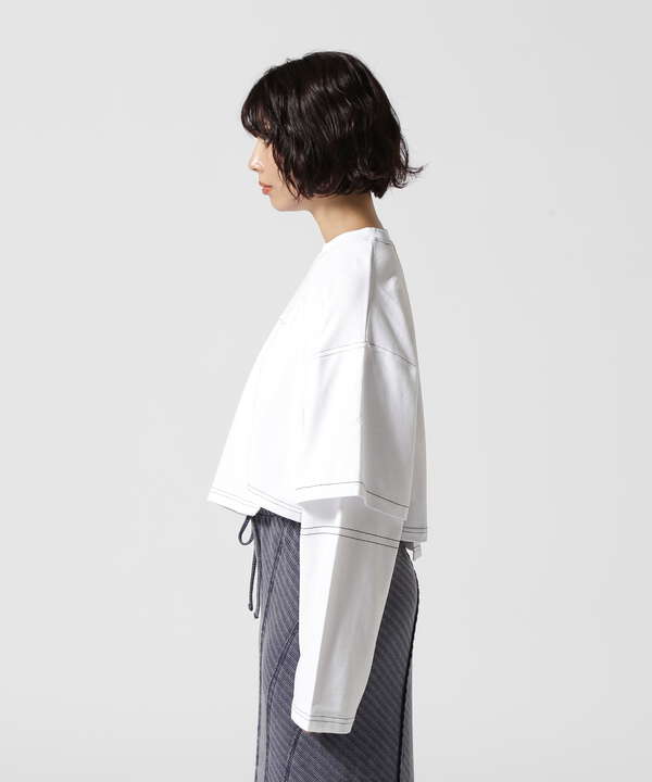 MAISON SPECIAL/メゾンスペシャル/Block Stitch Tops