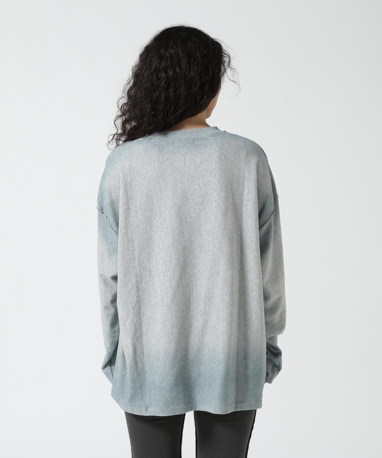 MAISON SPECIAL/Edge Gradient Long Sleeve T-shirt