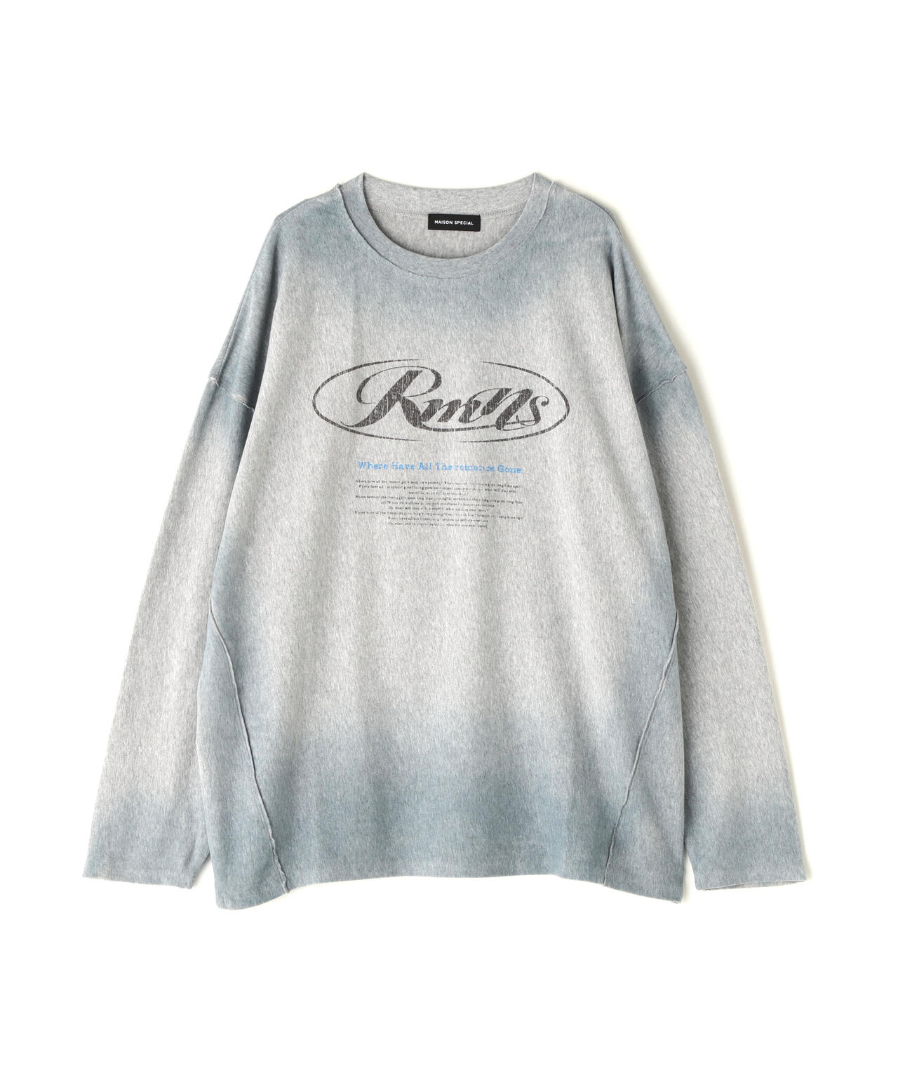 MAISON SPECIAL/Edge Gradient Long Sleeve T-shirt