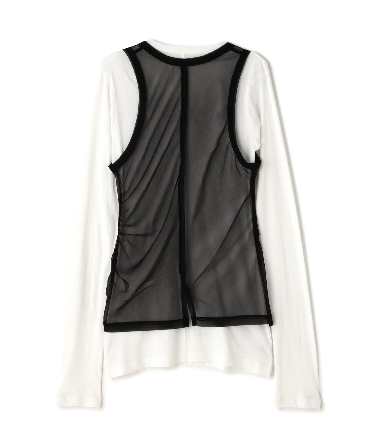 MAISON SPECIAL/Henry Neck Tank Top Layered Tops