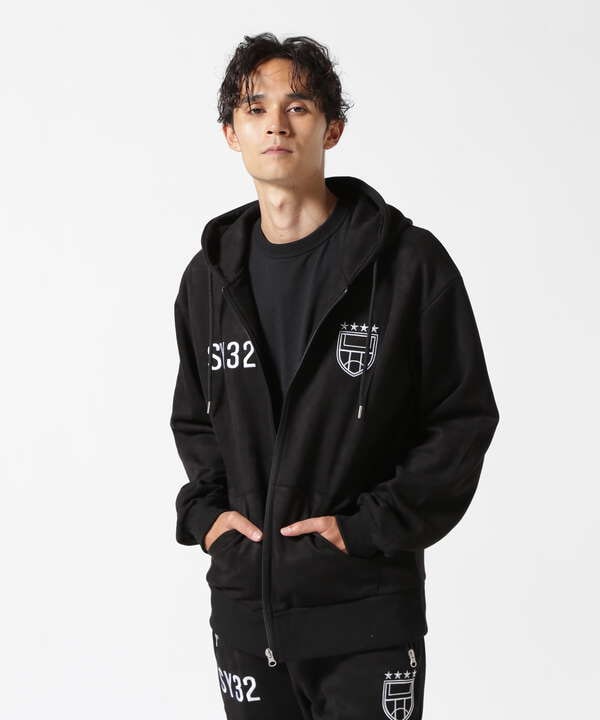 SY32 by SWEET YEARS/ESTER SUEDE ZIP HOODIE