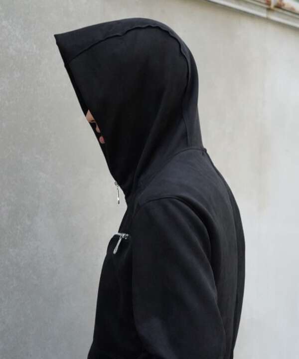 FranCisT_MOR.K.S./FAKE SUEDE DEVICE HOODIE JACK