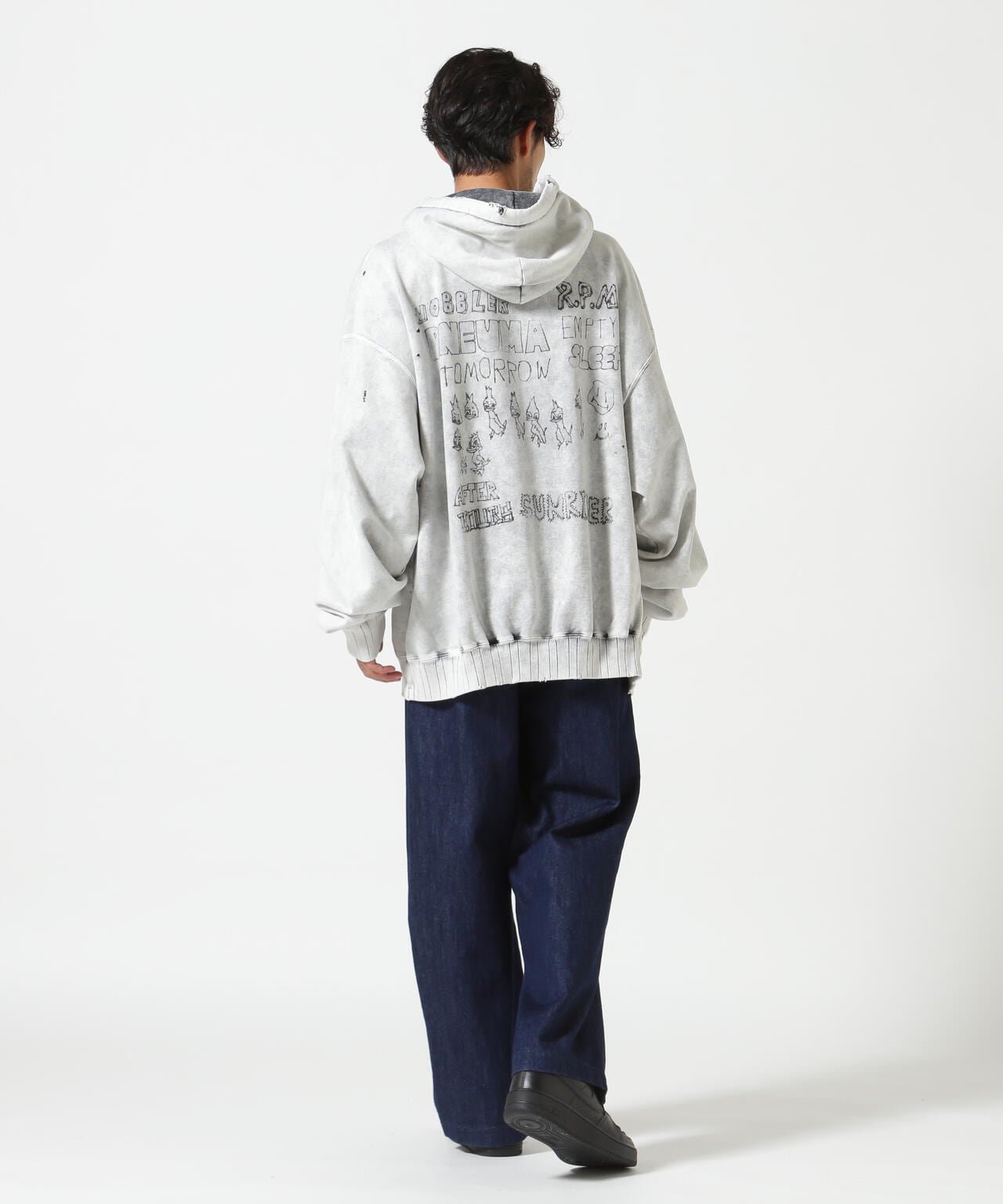 Maison MIHARAYASUHIRO/メゾンミハラヤスヒロ/Distressed Hoodie