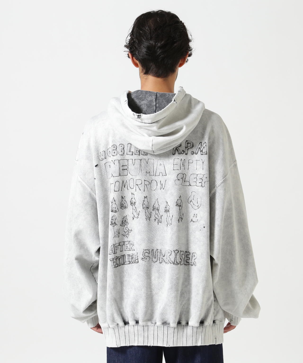 Maison MIHARAYASUHIRO/メゾンミハラヤスヒロ/Distressed Hoodie