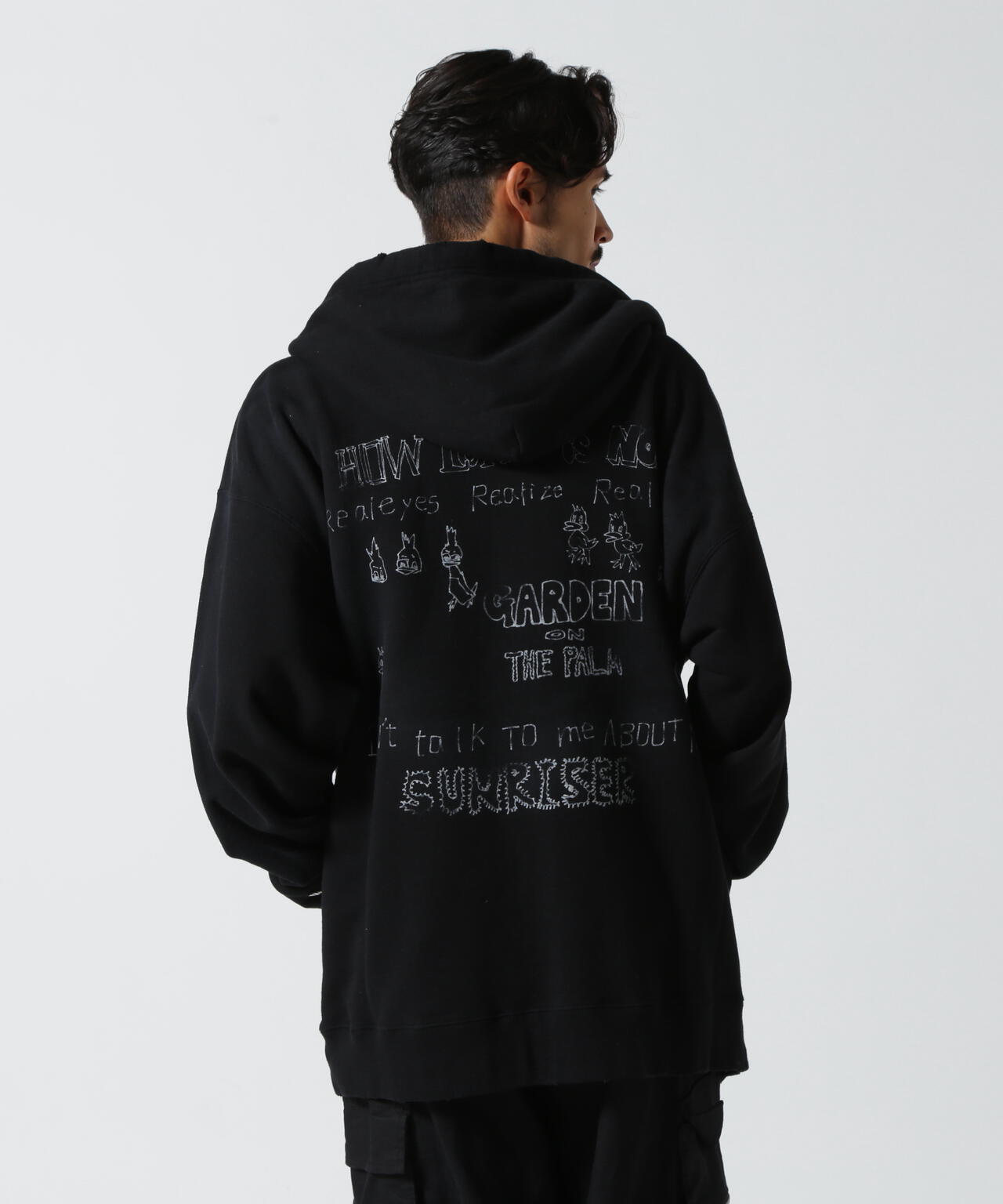 Maison MIHARAYASUHIRO/メゾン ミハラヤスヒロ/Distressed Zip-up Hoodie