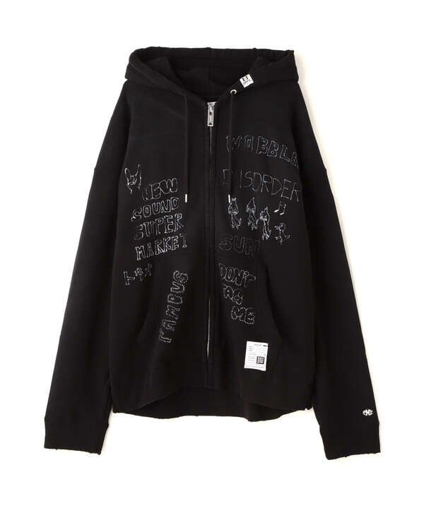 Maison MIHARAYASUHIRO/メゾン ミハラヤスヒロ/Distressed Zip-up Hoodie