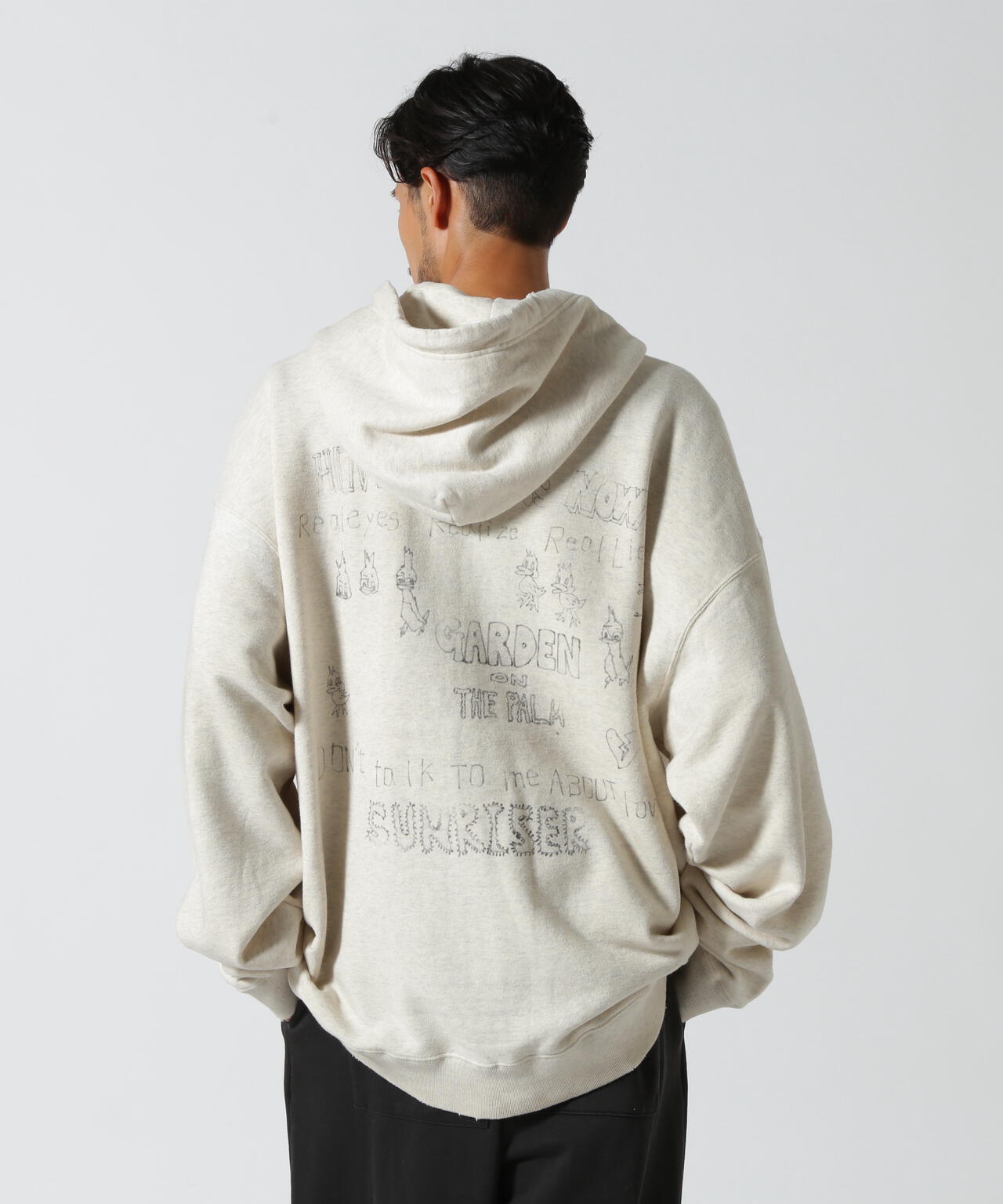 Maison MIHARAYASUHIRO/メゾン ミハラヤスヒロ/Distressed Zip-up Hoodie