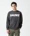 SAINT MICHAEL/セントマイケル/CREW SWEAT/SAINT/BLACK