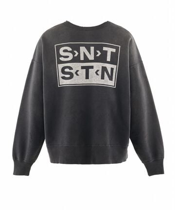 SAINT MICHAEL/セントマイケル/CREW SWEAT/SAINT/BLACK