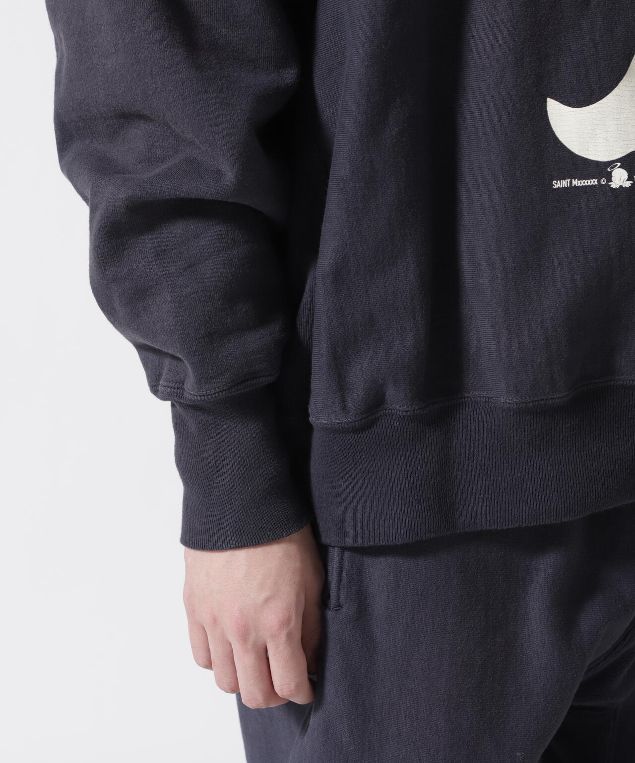 SAINT MICHAEL/セントマイケル/CREW SWEAT/MX/NAVY