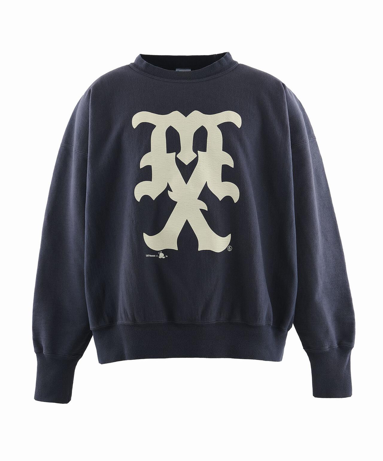 SAINT MICHAEL/セントマイケル/CREW SWEAT/MX/NAVY