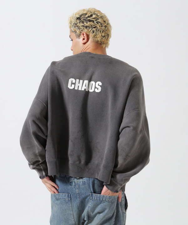 SAINT MICHAEL/セントマイケル/CREW SWEAT/CHAOS/CHARCOAL