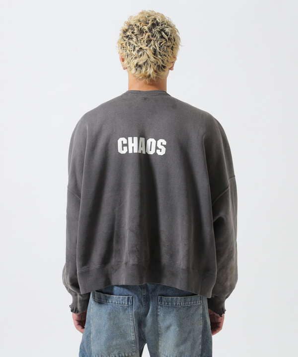 SAINT MICHAEL/セントマイケル/CREW SWEAT/CHAOS/CHARCOAL