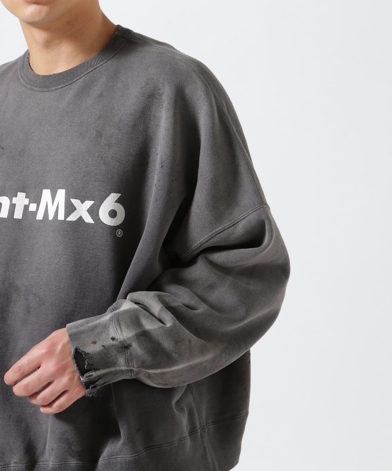 SAINT MICHAEL/セントマイケル/CREW SWEAT/CHAOS/CHARCOAL